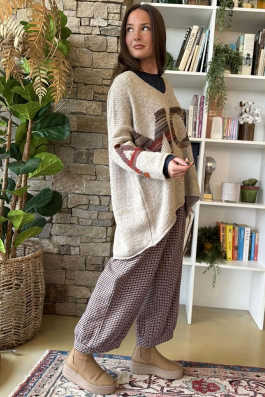 Big Softie Amour Slouch Knit Jumper Oatmeal Marl